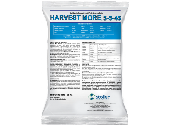 Fertilizante Harvest More® 5-5-45