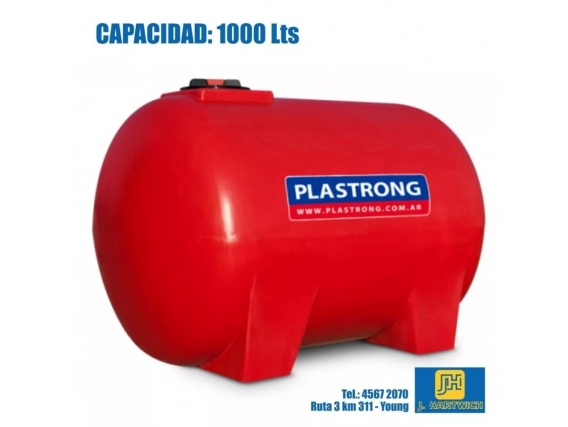Tanque Plástico Cilíndrico Plastrong 1000 Lts.